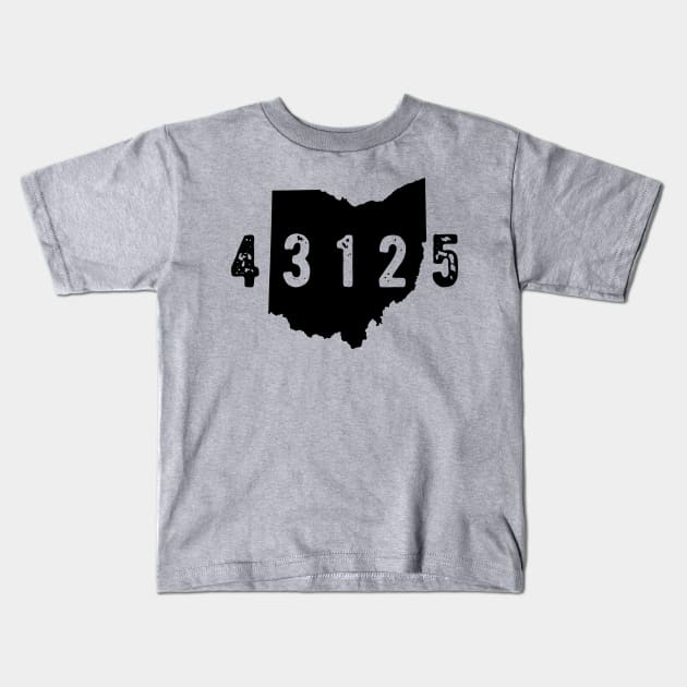 43125 Zip Code Groveport Ohio Kids T-Shirt by OHYes